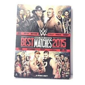 WWE Pay Per View Best Matches 2015 DVD 3 Disc Set